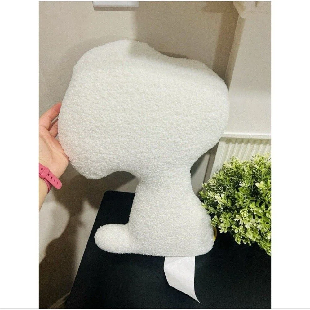 NWT Peanuts Snoopy Hugging Woodstock Decorative Sherpa Pillow